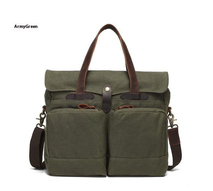 Portable Briefcase Men's One-shoulder Crossbody Outdoor Travel