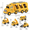 Construction Carrier Truck Toy Set for Kids Ages 3-7 with the Listed Color, Size or Set Options for Everyday Use — image 10