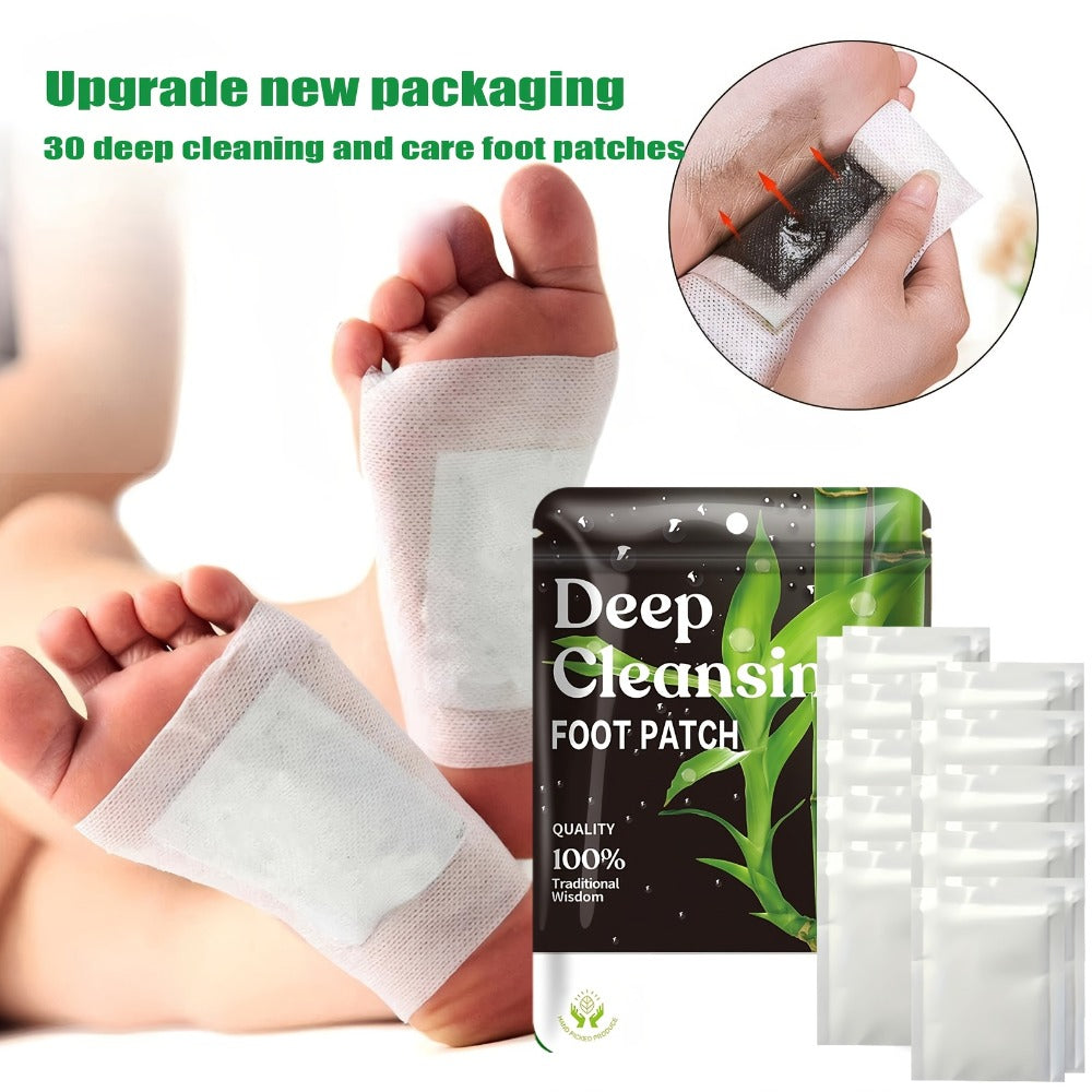 Detox Foot Patches with Bamboo Vinegar Ginger & Lavender – Natural Plant Formula Deep Cleansing Overnight Foot Pads — image 8