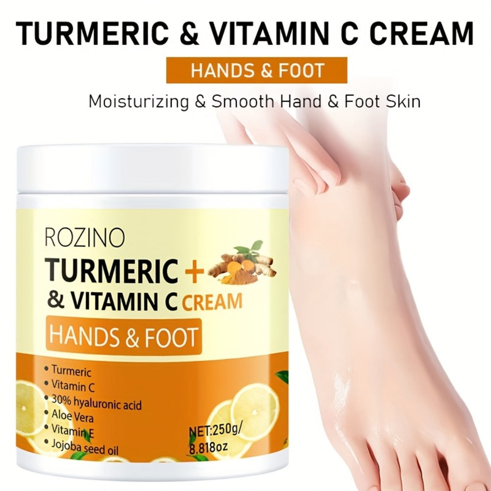 Turmeric Foot & Hand Cream 250g – Anti-Crack Deep Moisturizing Repair for Dry Cracked Heels, Elbows, Ankles & Knees — image 7
