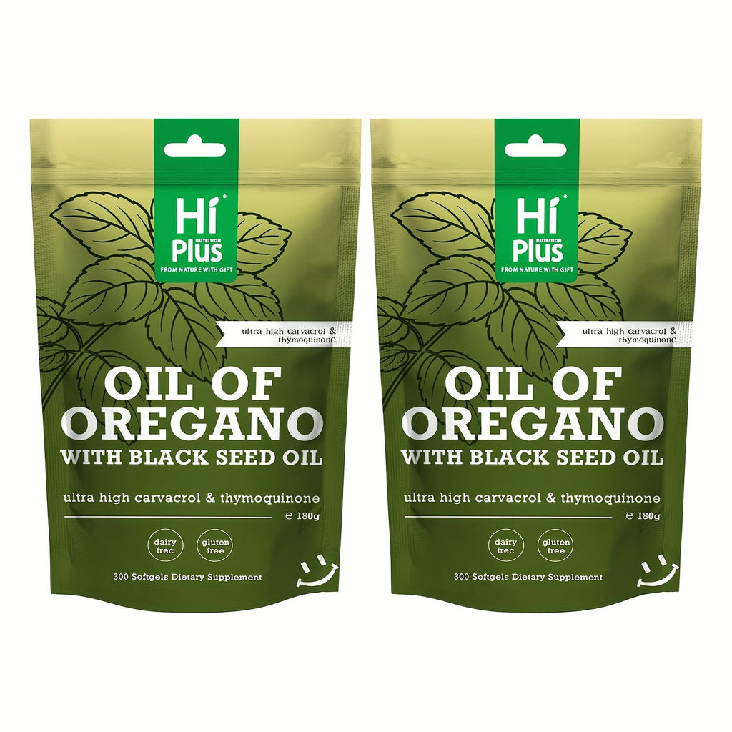 Oregano Oil Black Seed Oil Softgels 2-in-1 Immune Support, 4x Strength Carvacrol 200mg Thymoquinone — image 9