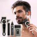 Hair Clipper Whistpot Two- or Four-Piece Cordless Grooming Set with USB Charging and Battery Displays — image 1
