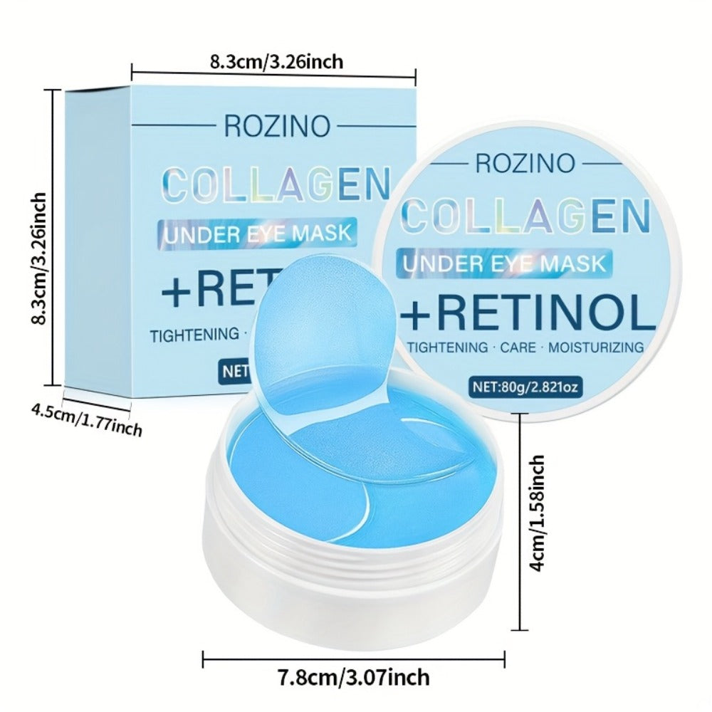 Retinol Collagen Eye Mask 60pcs 80g – Firming Under Eye Patches for Dark Circles, Puffiness, Sagging & Fine Lines — image 4