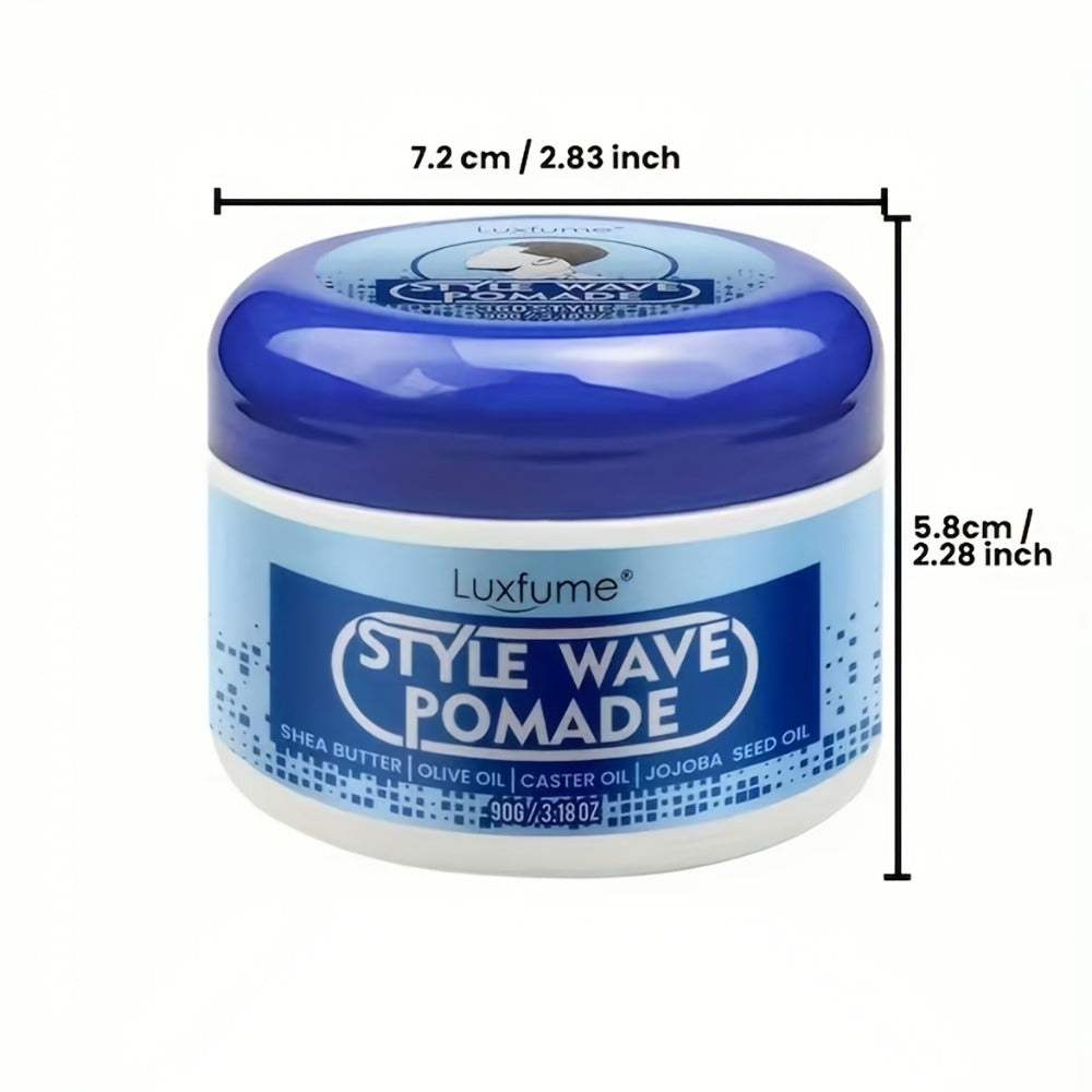 360 Wave Pomade for Men, Non-Greasy Hair Styling Cream for 360 Waves & Layered Wave Patterns — image 4