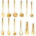 304 Gold-Plated Spatula And Strainer Set, 12-Piece Set