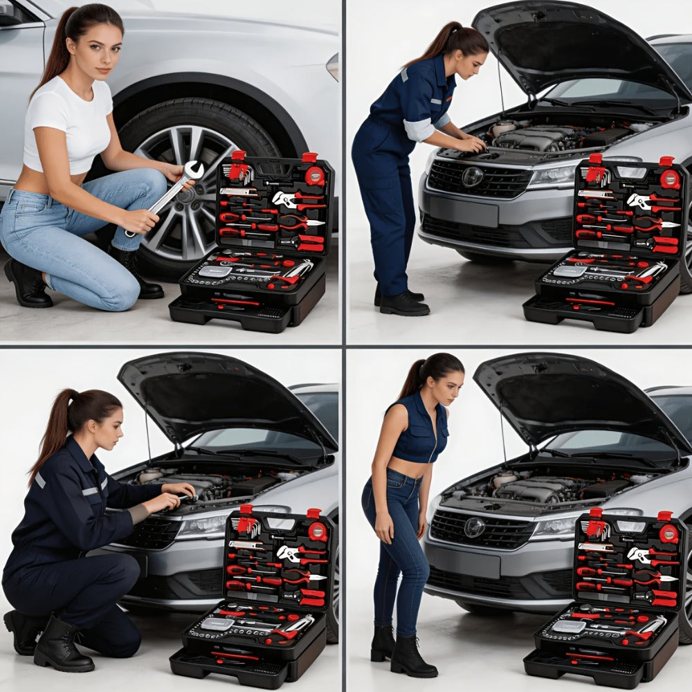 Automotive Mechanic Tool Set in 53-Piece, 325-Piece or 47-Piece with Gloves Checkout Options — image 14