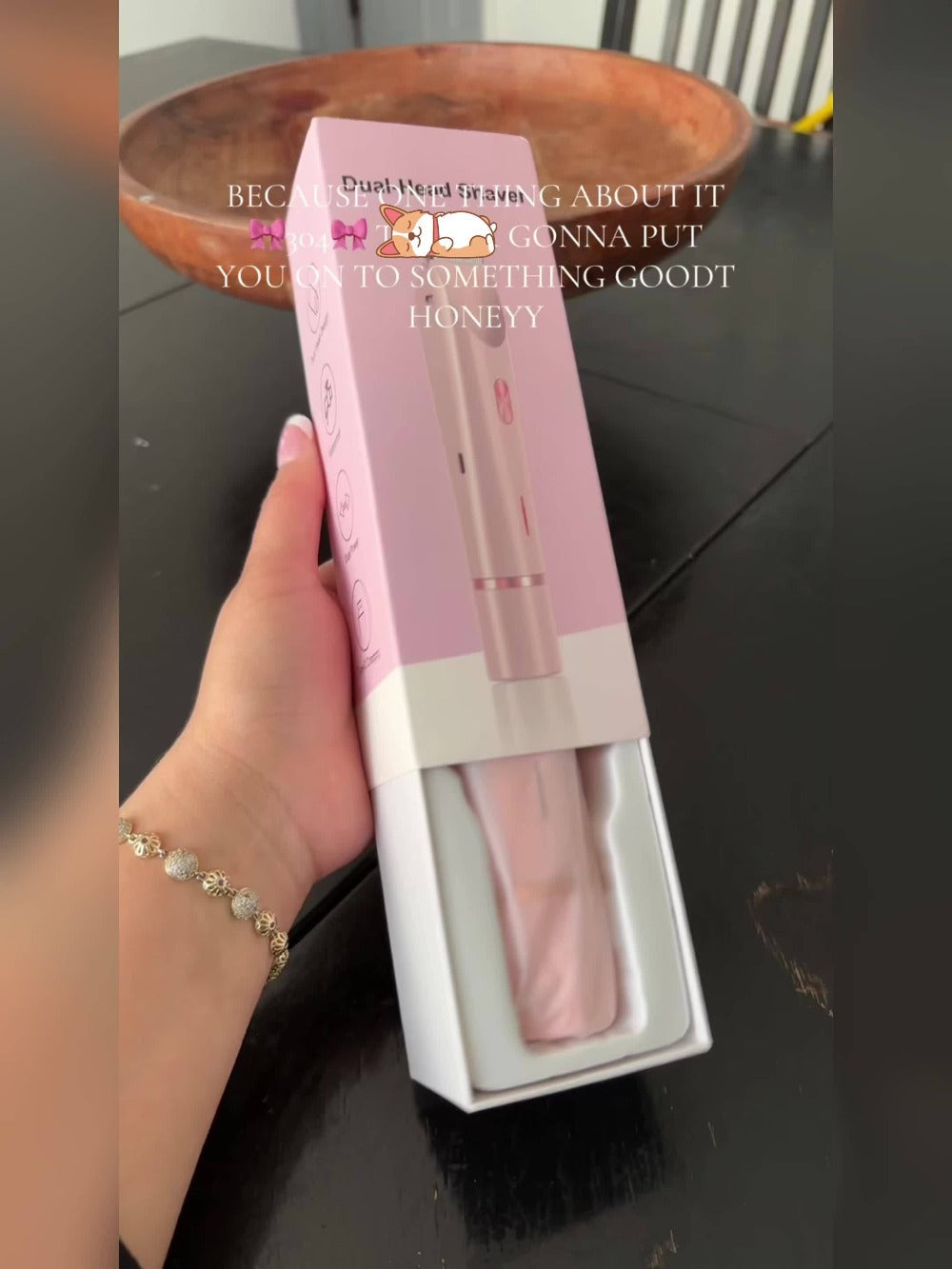 Bikini Trimmer for Women 2-in-1 Dual Head IPX7 Waterproof Electric Shaver Body Hair Trimmer Facial Hair Remover Bikini Undera