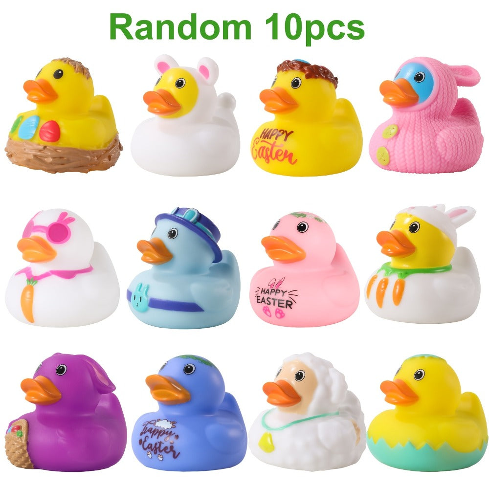 Light Up Duck Bath Toys for Toddlers, Color-Changing Floating Rubber Ducks, Sensory Water Bath Time Toys for Boys & Girls — i