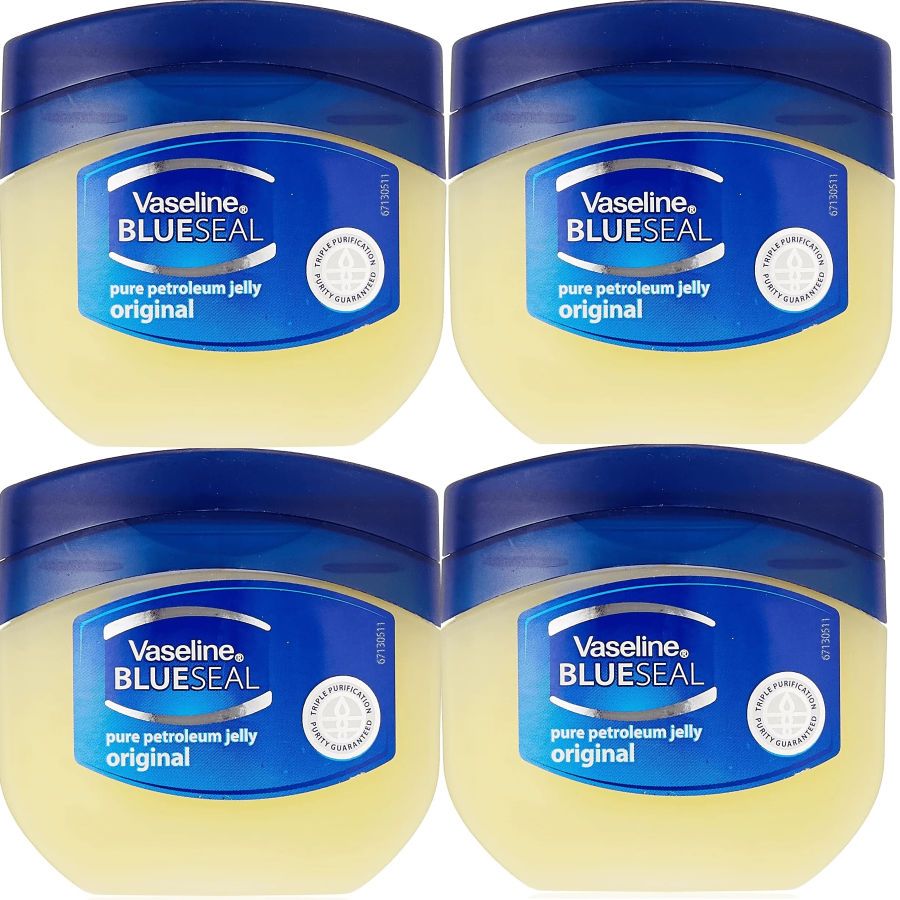 Petroleum Jelly 4-Pack Vaseline Original 50ml Each, Fragrance-Free Skin Protectant & Moisturizer for Dry — image 3