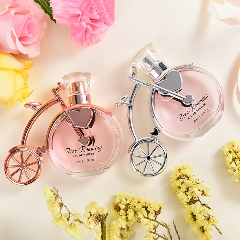 Perfume for Women in 50ml Bicycle-Inspired Bottle with Floral-Fruity Profile and Warm Musk Base — image 1