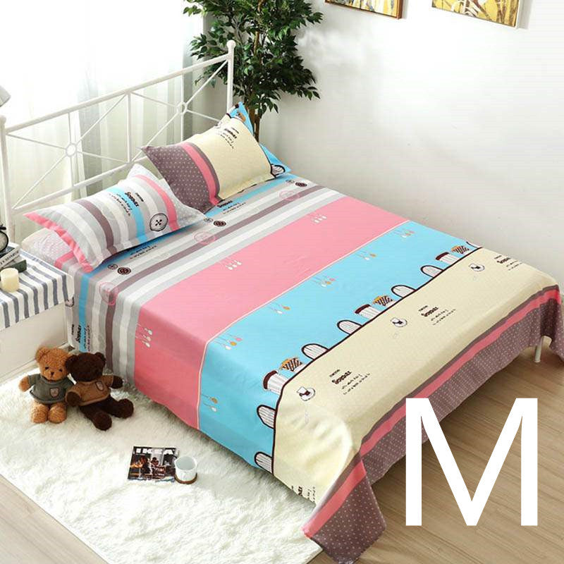 Single Double Bed  Flat Sheet Bedding
