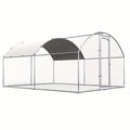 Walk-in Chicken Pen Large Metal Outdoor Poultry Enclosure Cover Yard Cage for Chickens Ducks Rabbits 3 Sizes Available — imag