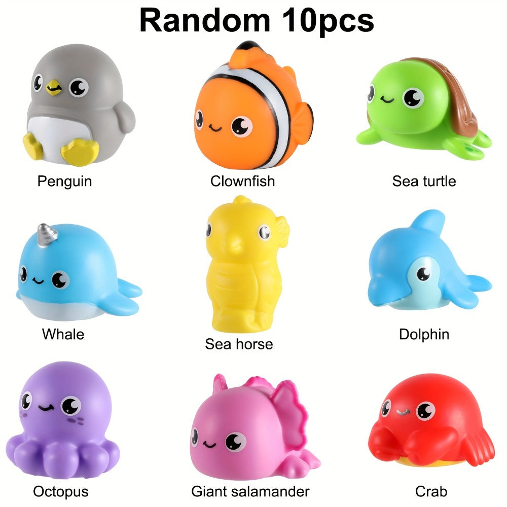 Light-Up Ocean Animal Bath Toy Sets with Random 6, 8 or 10-Piece Checkout Assortments Pictured — image 5