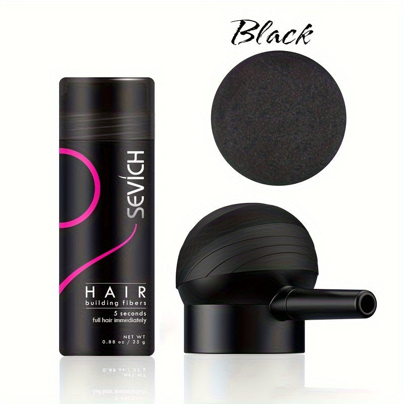 Compact Two-Piece Hair Fiber Set with Spray-Head Containers in Black, Dark Brown or Medium Brown — image 13