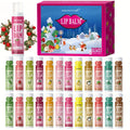 Lip Balm 24-Piece Holiday Gift Box with 12 Assorted Flavor Labels and Colorful Twist-Up Tubes — image 15