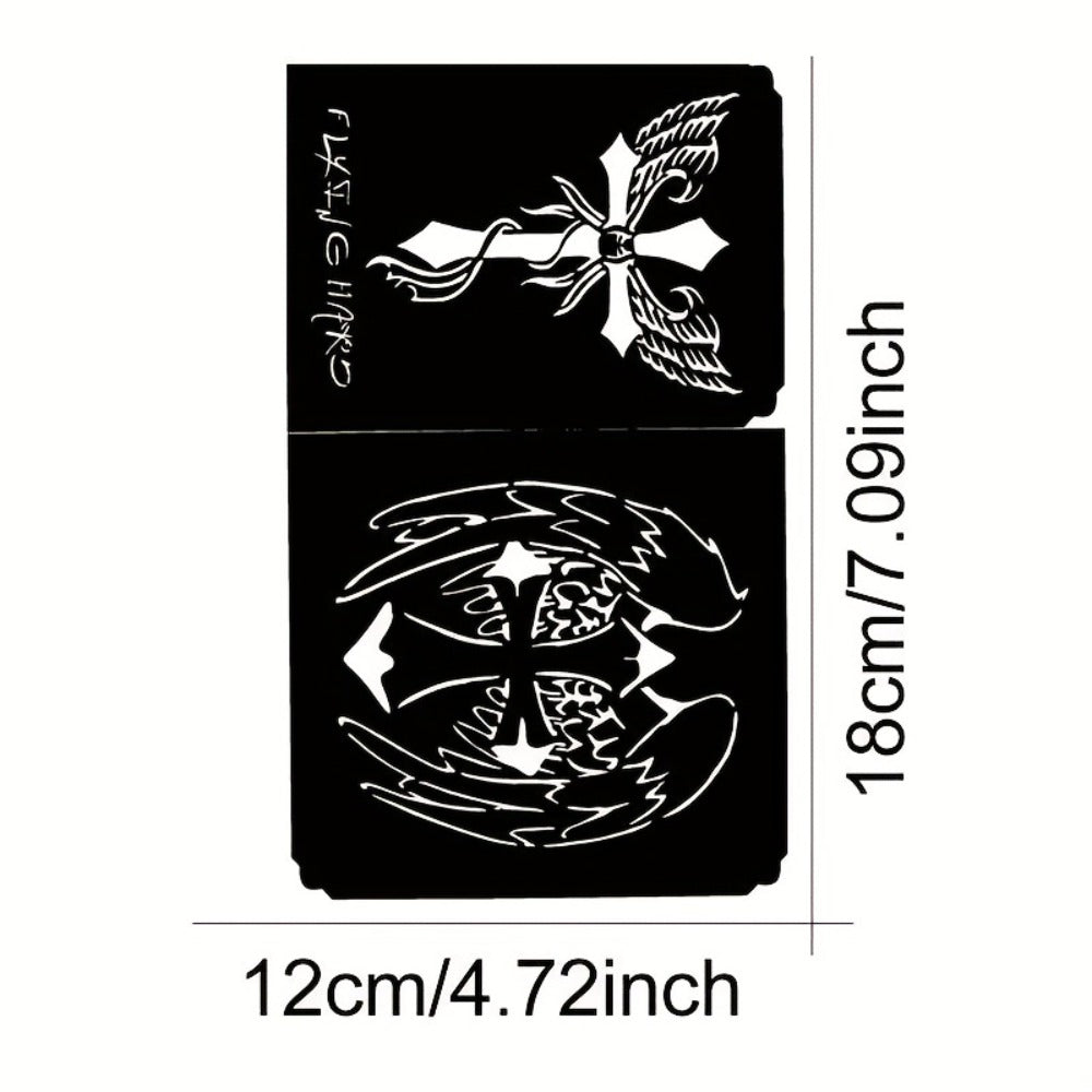 Twenty-Piece A5-Labeled Tattoo Stencil Kit002 with Animal, Symbol and Geometric Pattern Designs — image 5
