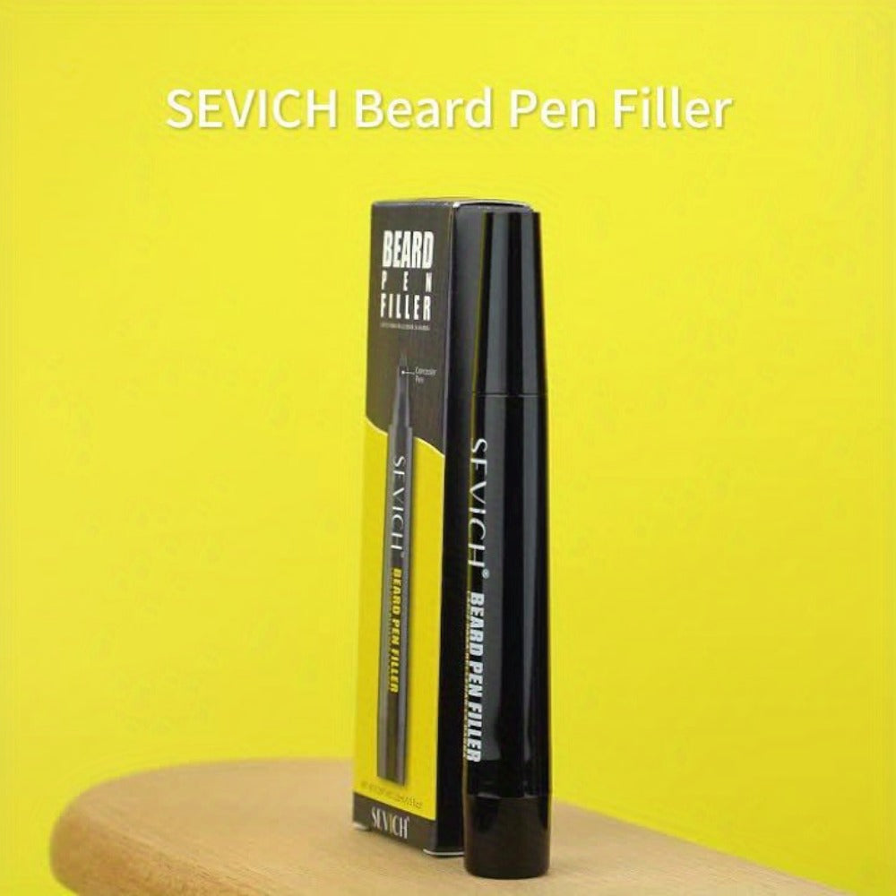 Beard Filler Pencil with Brush, Waterproof Beard Pencil for Fuller Thicker Beard, Fills Sparse Patchy Beard & Mustache — imag