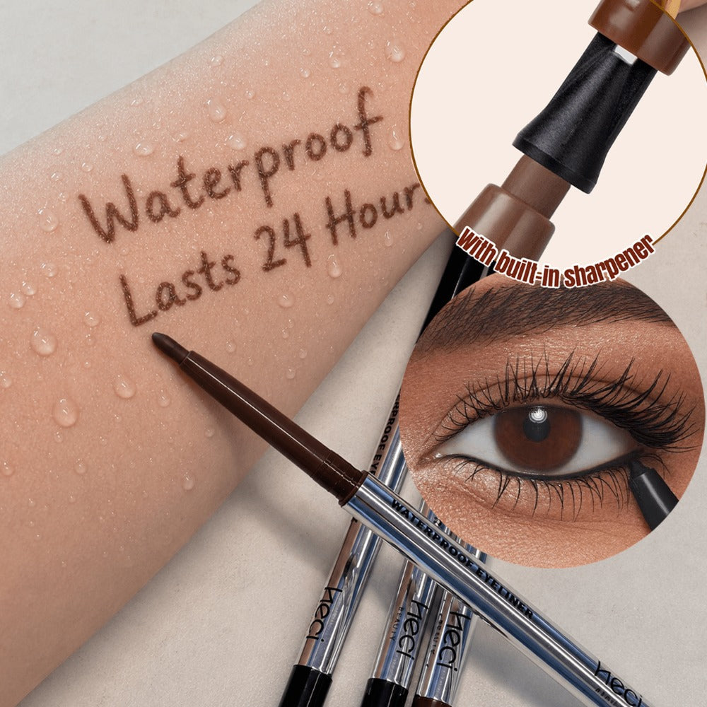 Three-Piece Matte Gel Eyeliner Pencil Set in Deep Brown, Medium Brown and Black for Eye Makeup — image 2