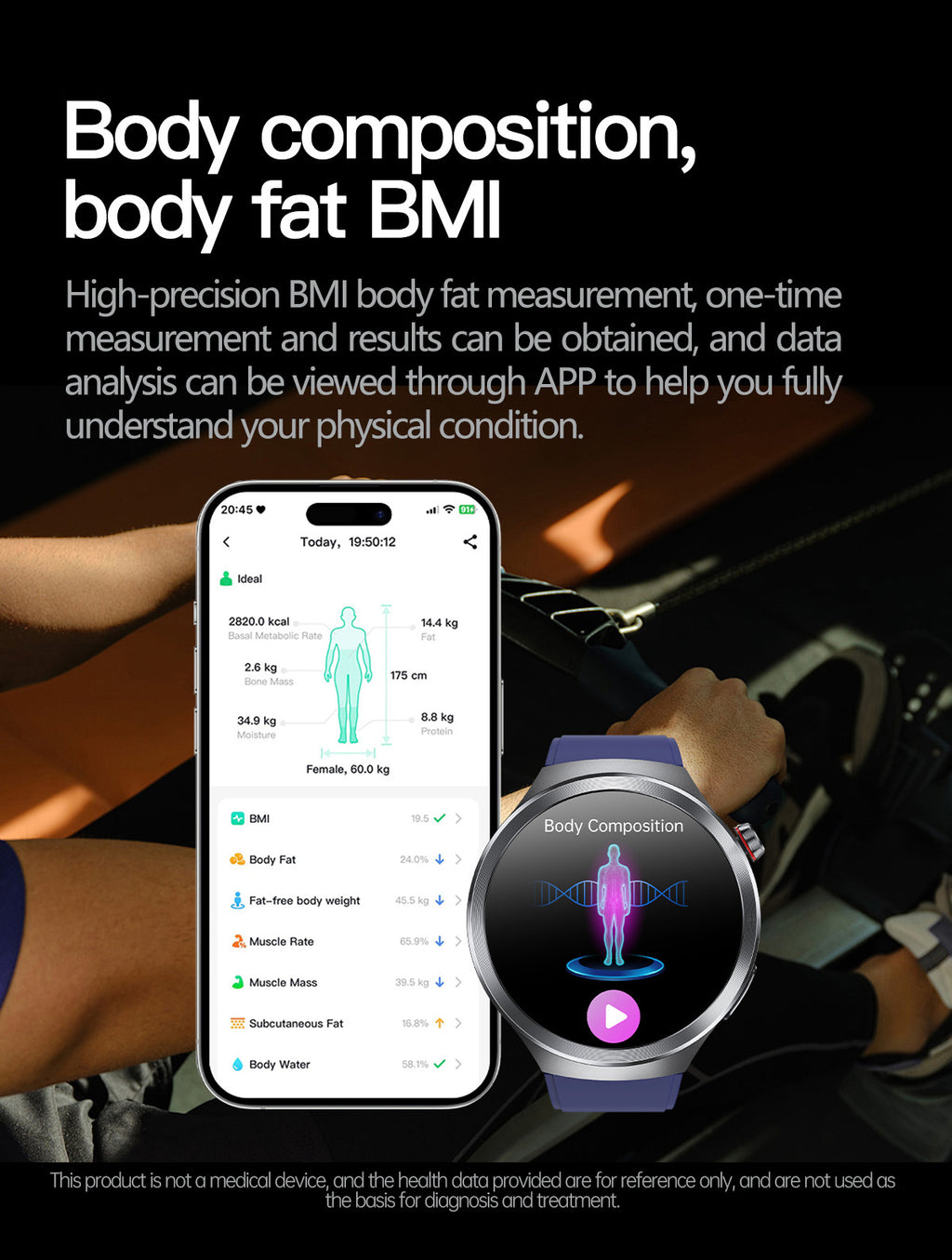 Smart Watch AMOLED Screen ECG Heart Rate Pressure Blood Oxygen Health