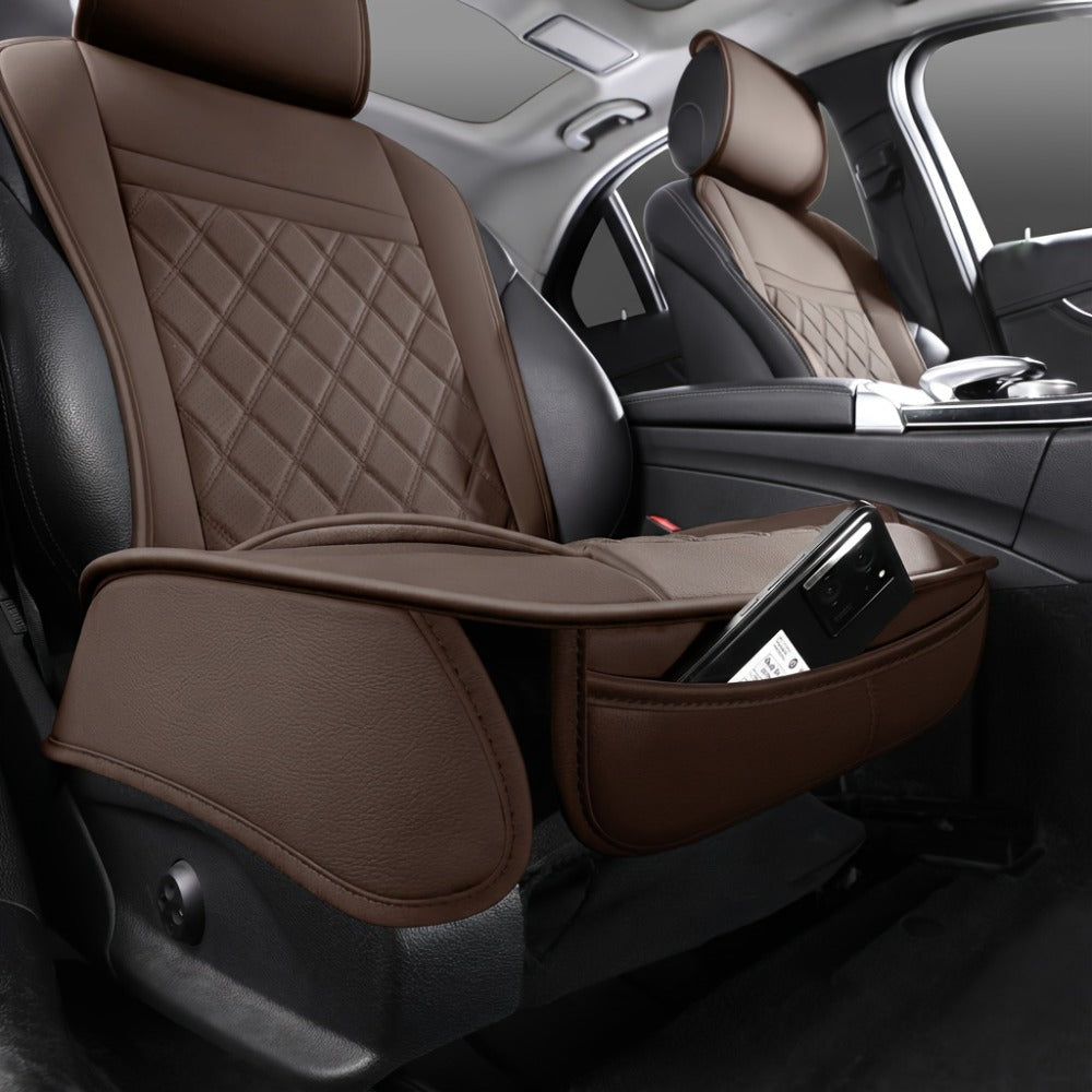 Car Seat Covers Front Pair with Full-Surround High-Back Design and Fifteen Color or Pattern Options — image 27