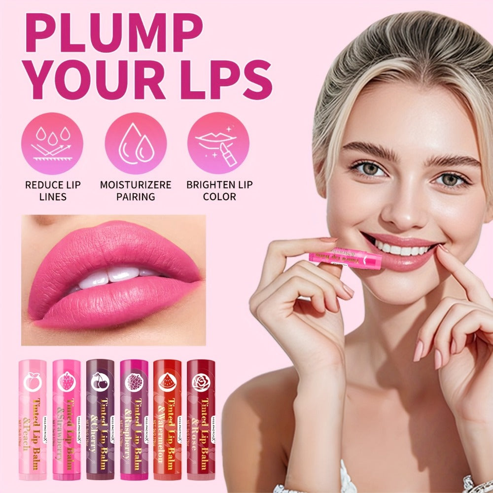 MISS FACTOR 30-Piece Tinted Lip Balm Set with Capped Tubes Organized into Six Color Groups — image 8