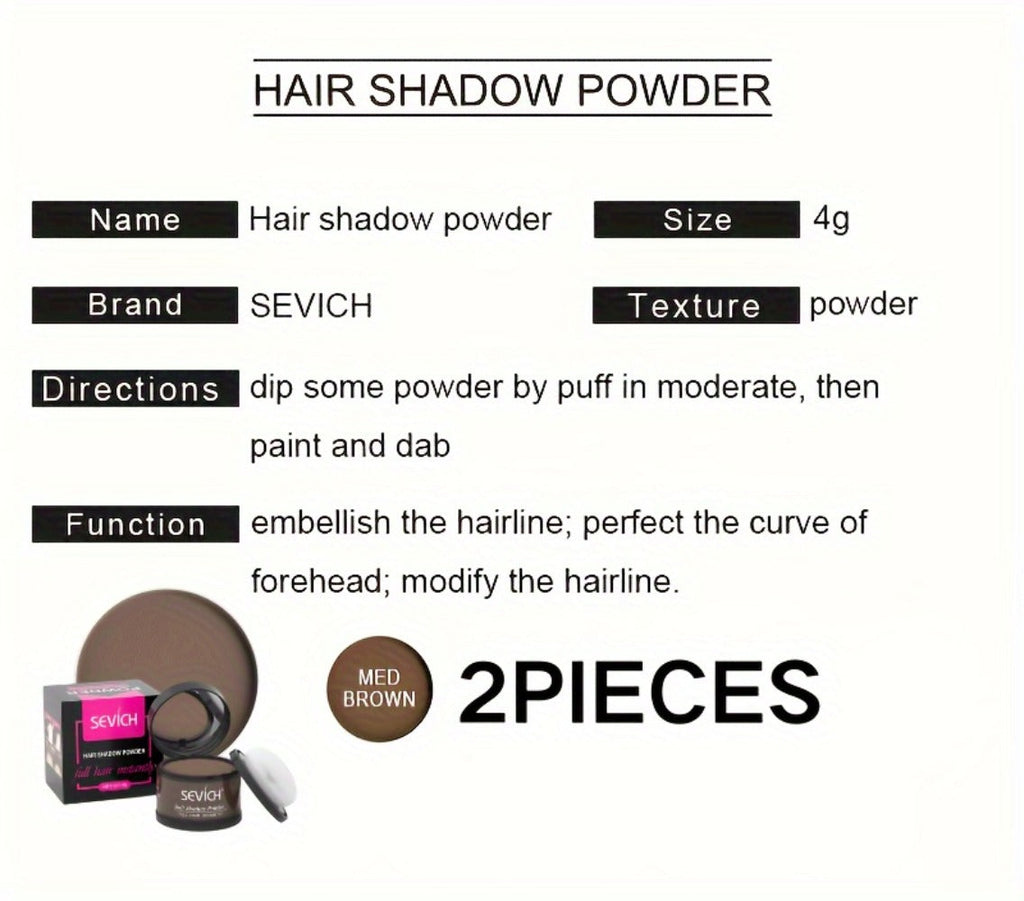 Root Touch Up Powder with Long-Lasting Resistant Formula for Thinning Hair and Gray Roots — image 35
