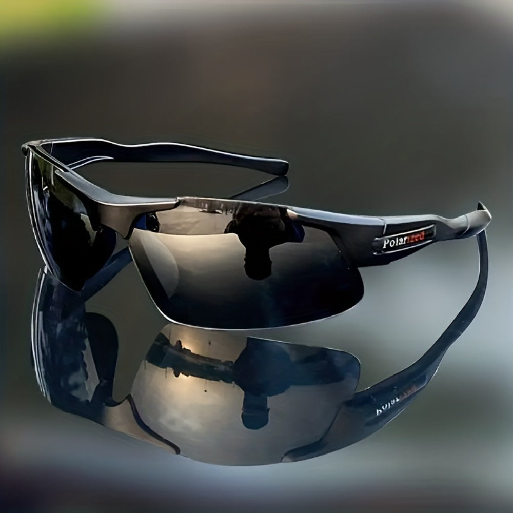 Sunglasses 3-Pack for Men with Half Frames, Lenses and Lightweight Driving Fit with Specific Frame, Lens Color and Pack Choic
