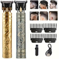 Beard Trimmer for Men USB Rechargeable Zero Contour Precision Edger Lithium Battery – Hair Clipper with Limit Comb ABS Body f