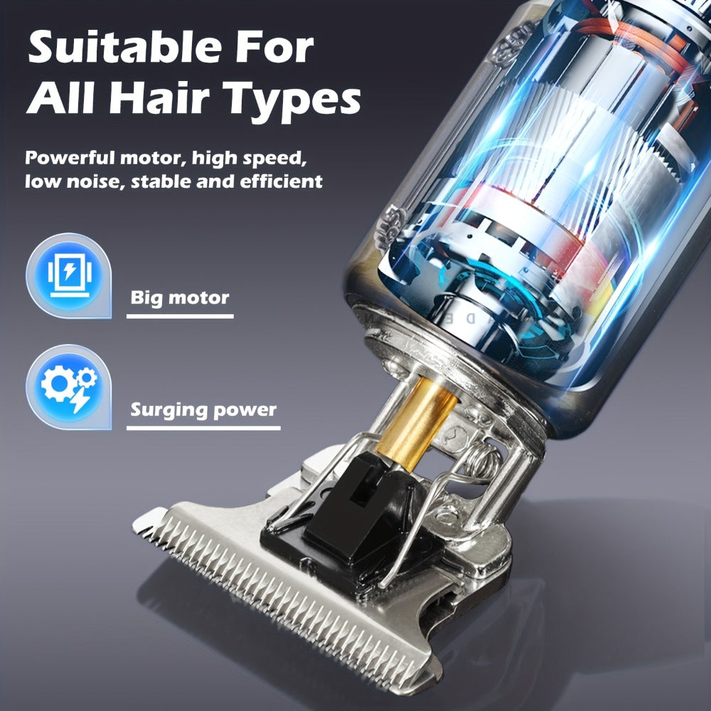 T-Blade Hair Trimmer with Four Guide Combs, USB Cable and Seven Dragon or Buddha Patterned Finish Options — image 3
