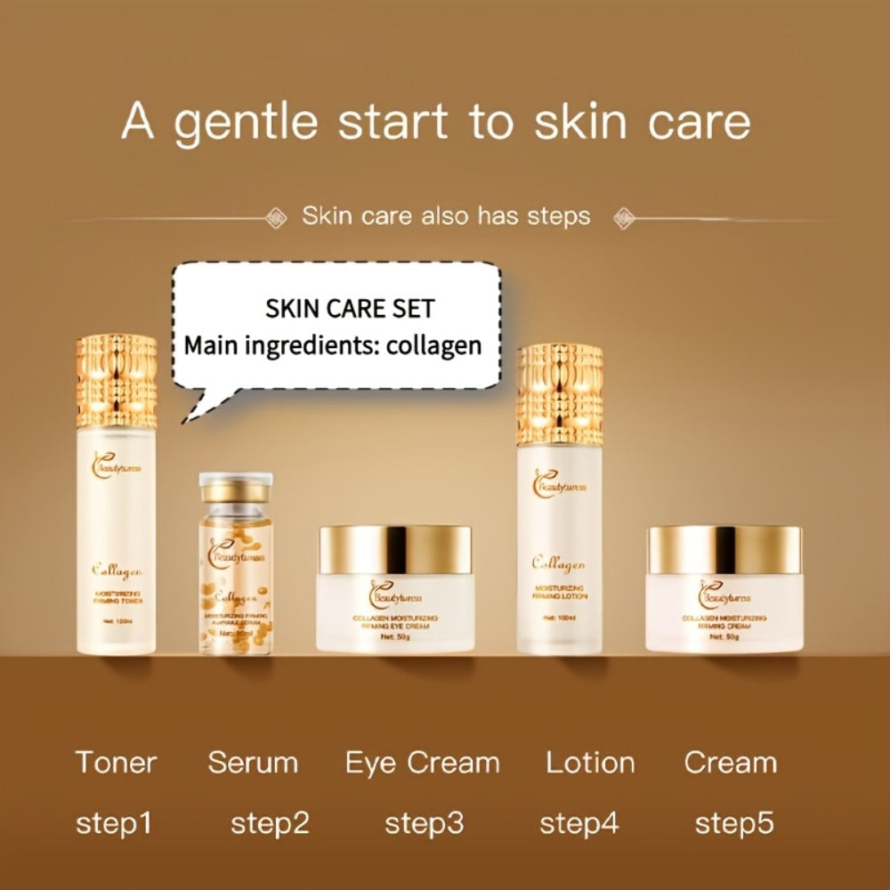 Skincare Set with Beautyluress Label, 14 Collagen Hyaluronic Acid and Niacinamide Product Pieces — image 9