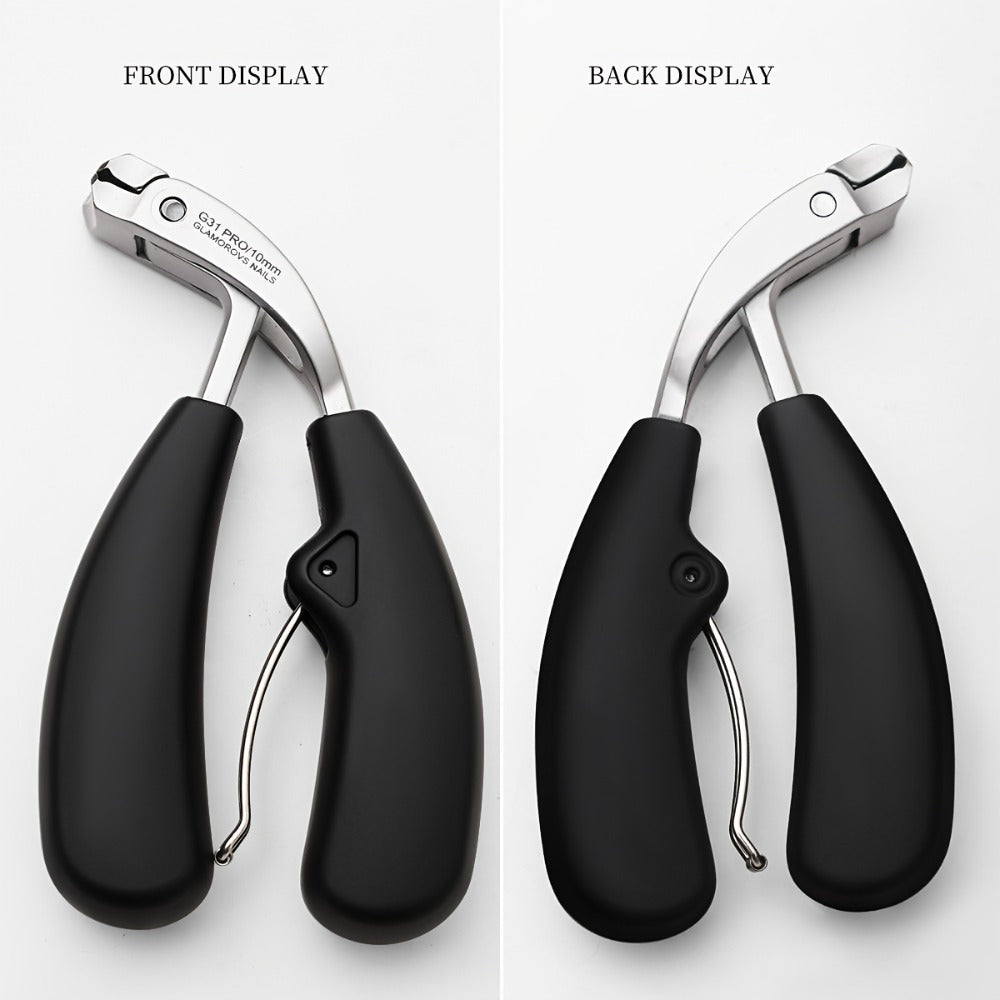 Two-Piece Nail Tool Set with Black-Handle Clipper and Slim Angled Detail Tool in Fitted Shapes — image 7