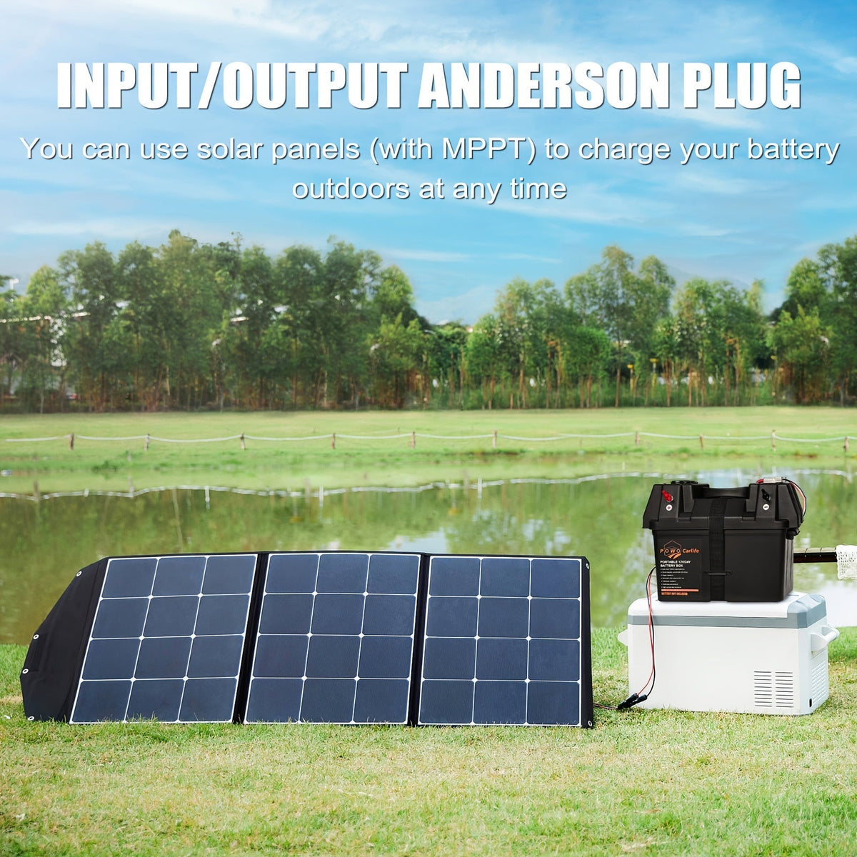 RV Battery Box Power Center Group 24-31 Smart Battery Holder with QC3.0 PD Fast Charge USB DC for an Everyday Personal Care R