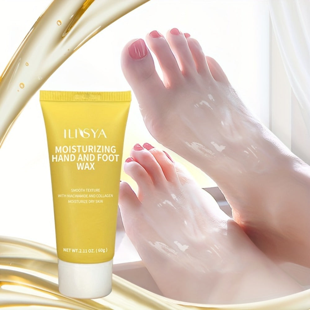 Foot Wax Moisturizing 3 Pack Niacinamide Deep Hydrating Foot Cream Mask Softening Cracked Heel Treatment – Vitamin B3 Dry Foo