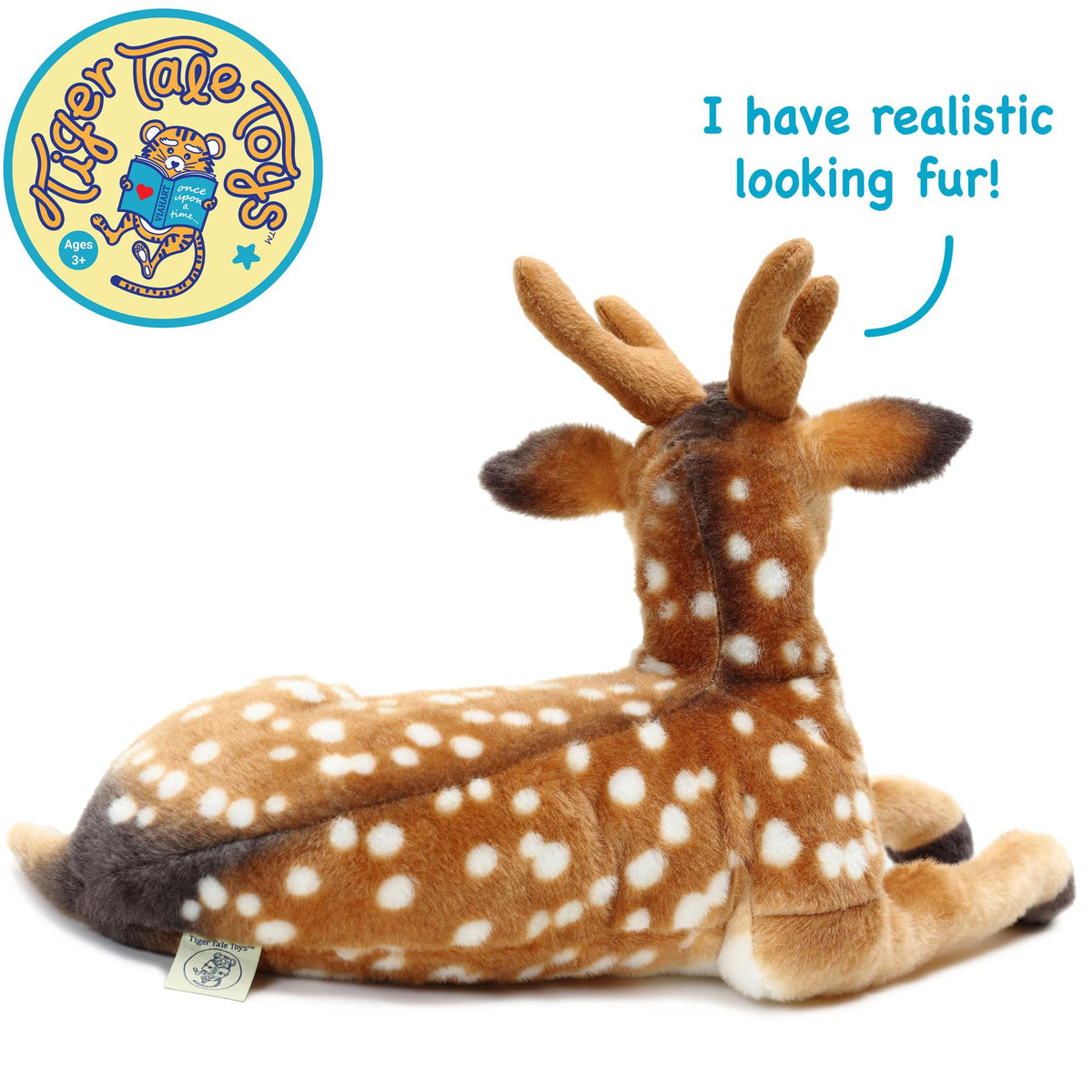 Large Deer Stuffed Animal Plush 21 Inch, Dorbin the Deer Realistic Woodland Plush Toy by Viahart — image 5