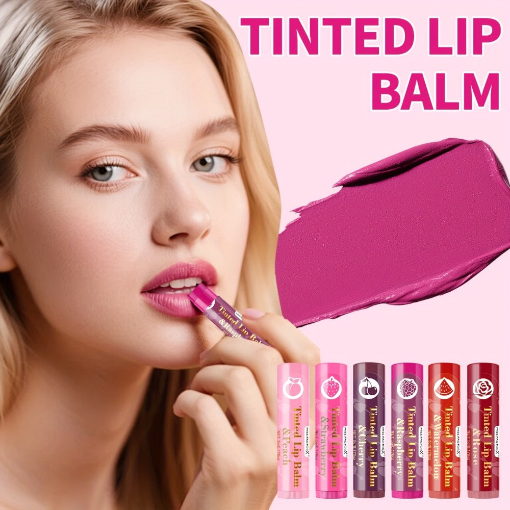 MISS FACTOR 30-Piece Tinted Lip Balm Set with Capped Tubes Organized into Six Color Groups — image 4