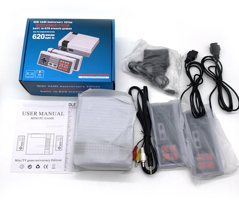 NES Game Console 8-bit Nostalgic 80 S Retro FC NES 620 TV Mini Game Host