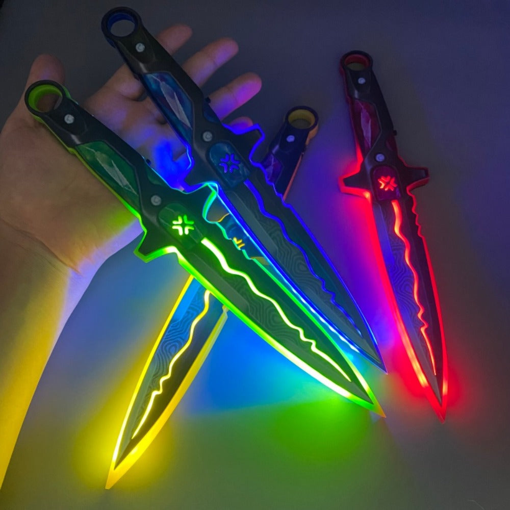 LED Light-Up Katana Toy Sword, Anime Cosplay Prop for Kids & Teens, Glowing Samurai Ninja Sword, Halloween Party Photo Prop —