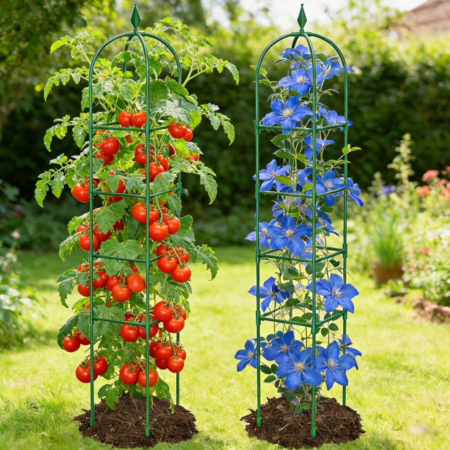 Plant Trellis 2 Pack 6ft Adjustable Rustproof Climbing Support Cage — image 5