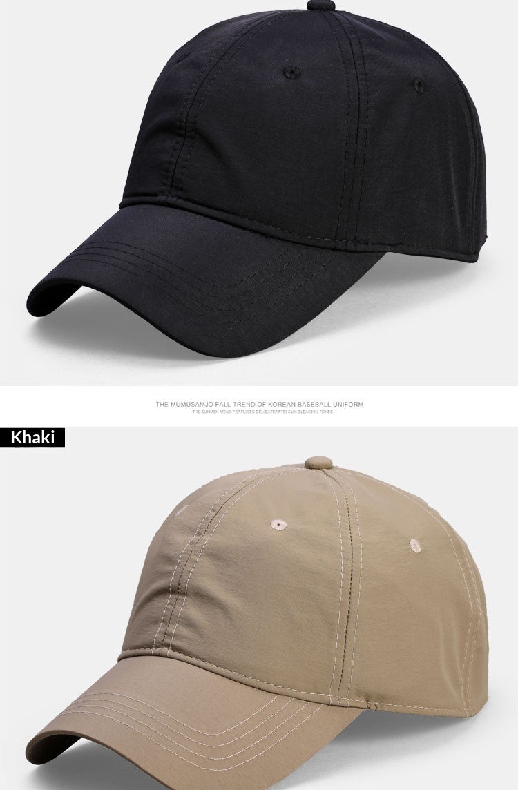 Outdoor Baseball Cap With Breathable Light Plate And Big Head Circumference