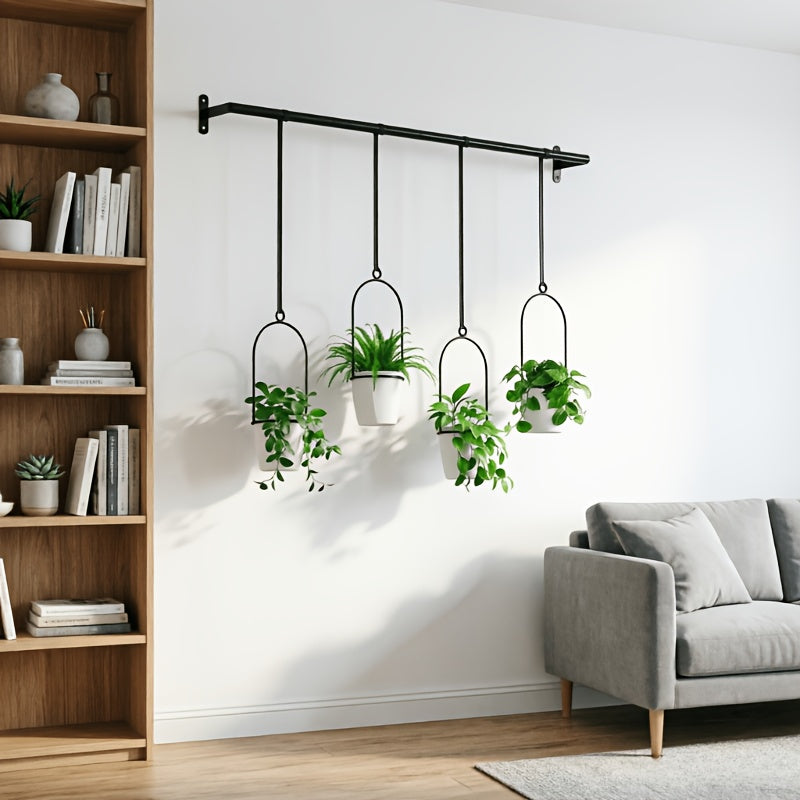 Hanging Planter | Adjustable Metal Wall Rack Indoor Herb Window Pot — image 8