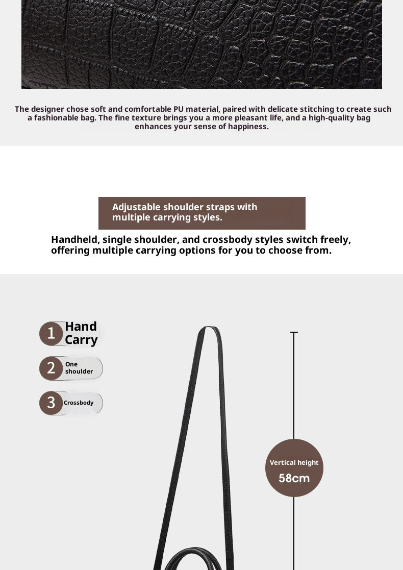 Fashionable Simple Shoulder Messenger Bag For Women