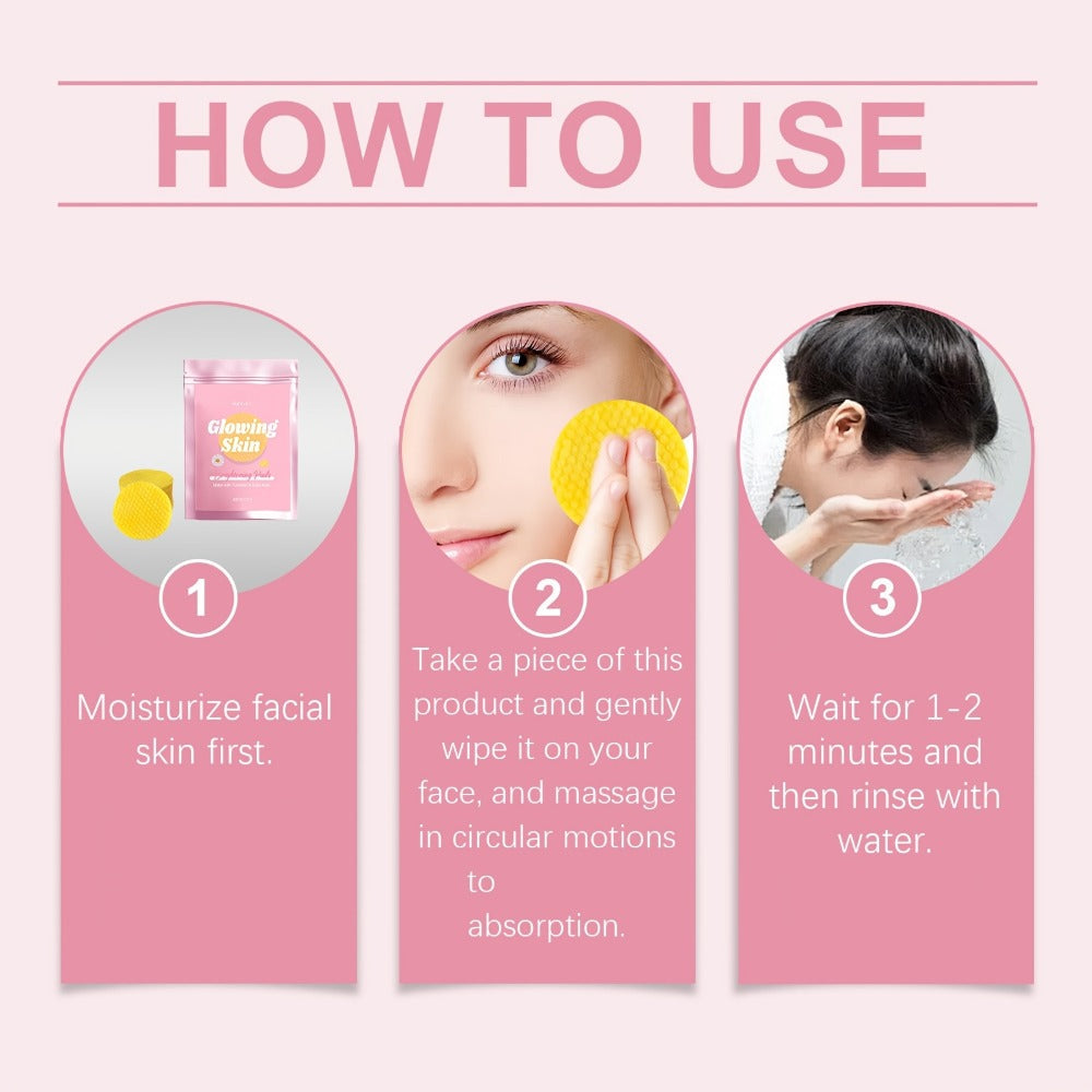 Turmeric Kojic Acid Facial Cleansing Pads Remover 40/80pcs, Exfoliating Toner Wipes for, All Skin Types — image 8