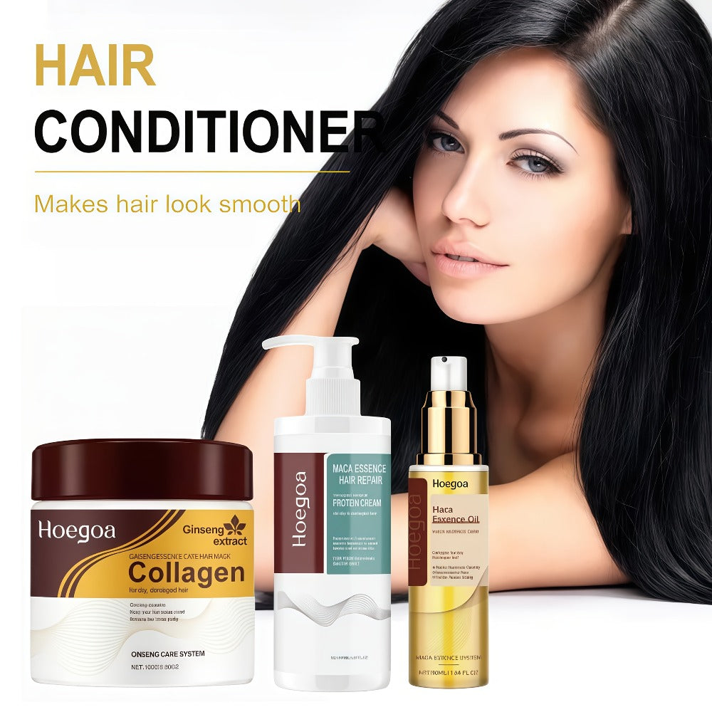 Argan Oil Hair Care Kit 4pcs for Women, Keratin & Moroccan Oil Deep Set with Conditioner, Hair Mask — image 2
