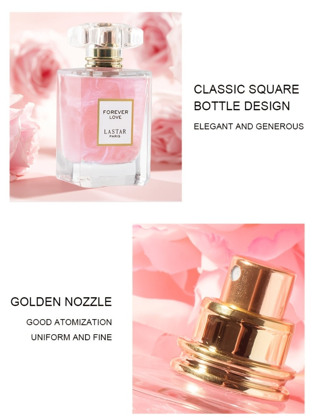 LASTAR Forever Love Shimmer Pink Eau de Parfum Spray, 55ml Bottle with Floral and Fruity Scent Profile — image 15
