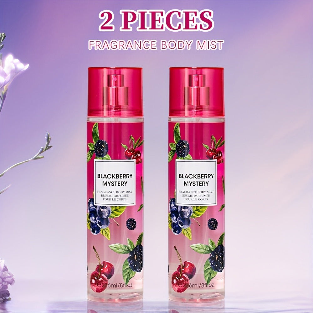 Two-Piece Fruit Scent Body Mist Set, 8 fl oz / 236ml Bottles in Nine Exact Matching Scent Options — image 11