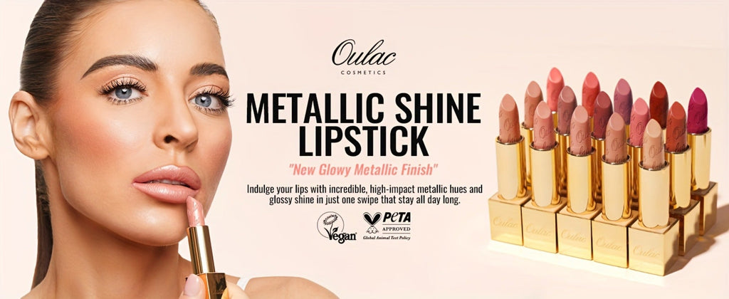 Lipstick Set, Oulac 3-Piece Metallic Finish Collection with Set 4 or Set 5 Color Selections — image 15