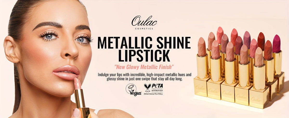 Lipstick Set, Oulac 3-Piece Metallic Finish Collection with Set 4 or Set 5 Color Selections — image 15