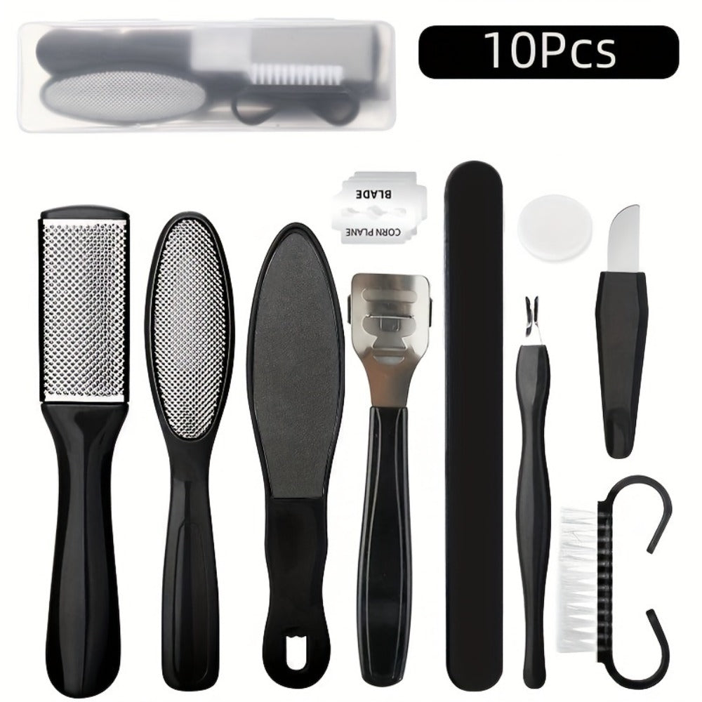 Pedicure Tool Set Stainless Steel Professional Foot Care Kit Dead Skin Callus Remover Nail Cuticle Tools — image 6