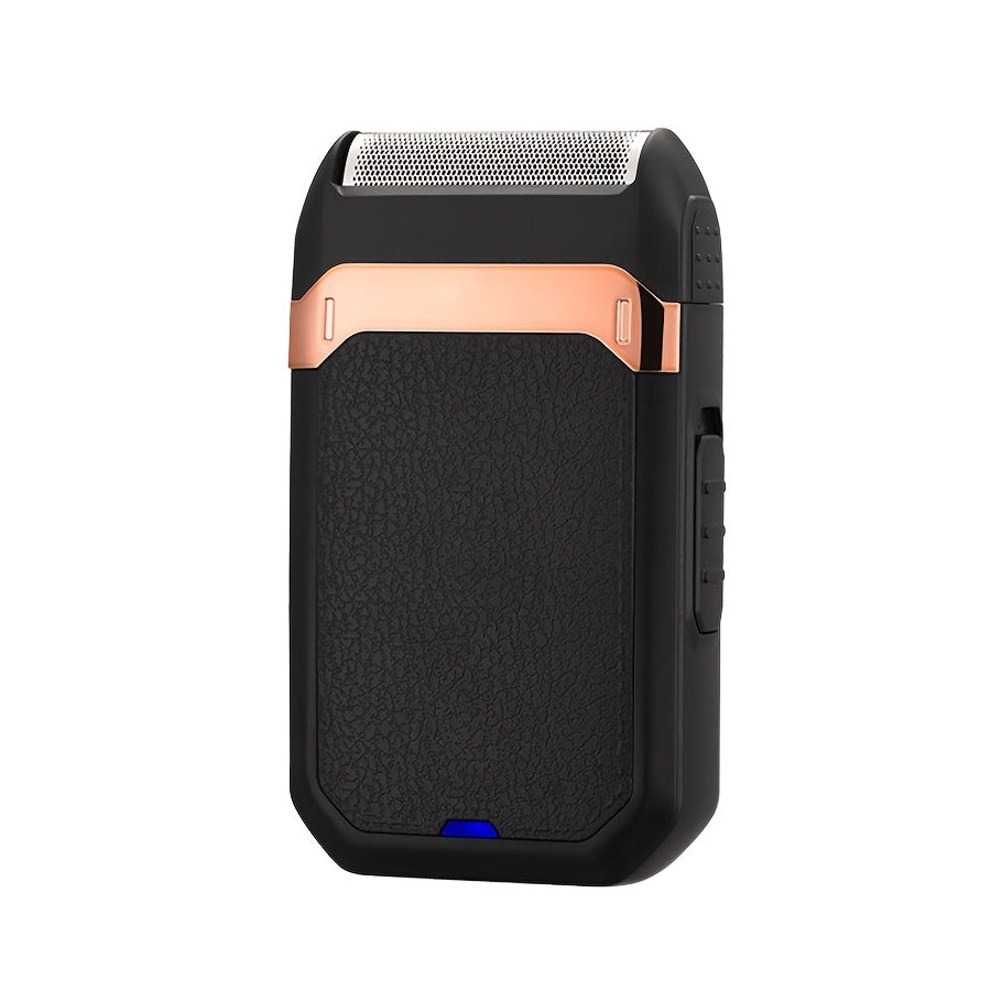 Black Foil Electric Shaver with Flip-Up Sideburn Trimmer, Rechargeable Body and 3.8-Inch Pictured Height — image 1