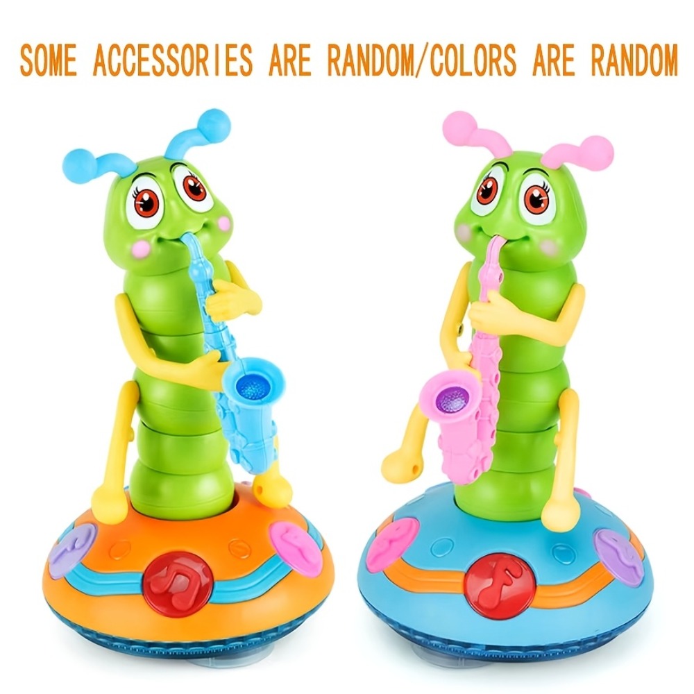 Caterpillar Saxophone Toy for Kids with LED Lights & Music - Electric Musical Instrument for Toddlers — image 17